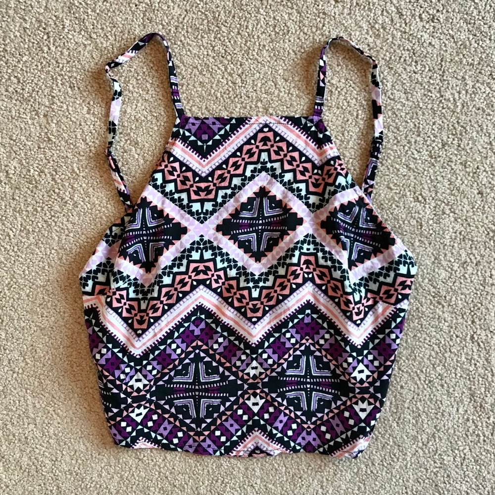 Tie-back crop top